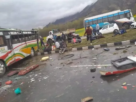 Pulwama Bus Accident
