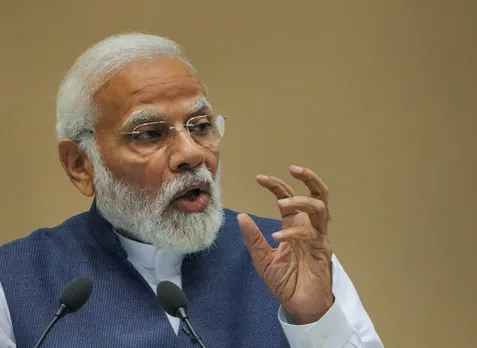Prime Minister Narendra Modi speaks