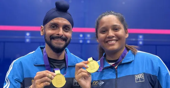 Dipika Pallikal and Harinder Pal Singh Sidhu.jpg