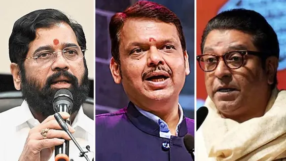 Eknath Shinde Devendra Fadnavis Raj Thackeray