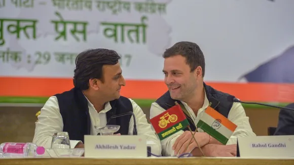Rahul Gandhi Akhilesh Yadav Congress SP Alliance
