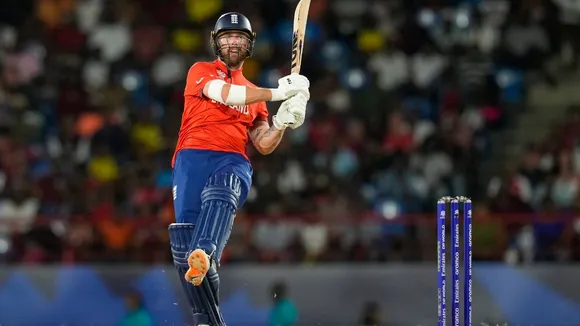 England's Phil Salt batting during men T20 World Cup