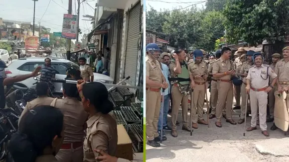 Hapur lathi-charge
