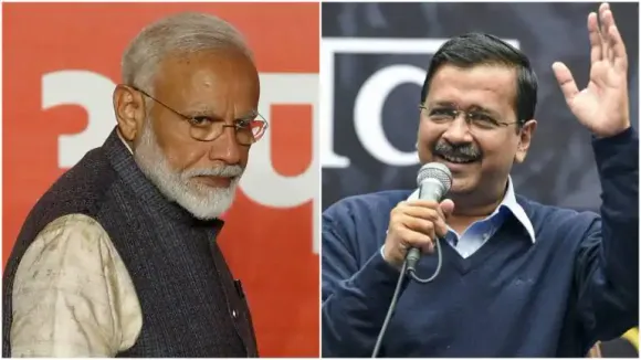 Narendra Modi Arvind kejriwal BJP AAP Delhi MCD