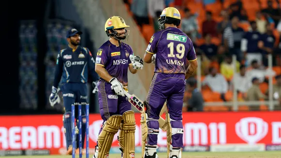 KKR batters Rinku Singh and Umesh Yadav