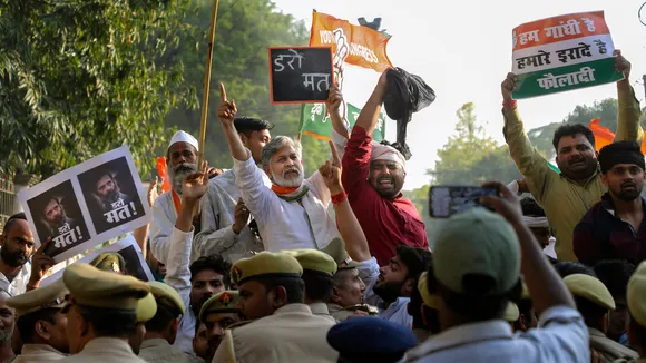 Congress protest against Rahul Gandhi's conviction