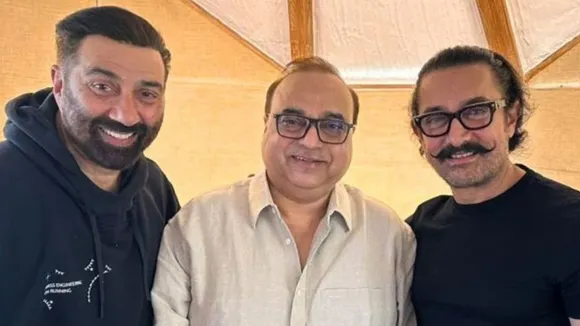 Sunny Deol, Rajkumar Santoshi and Aamir Khan (File image)