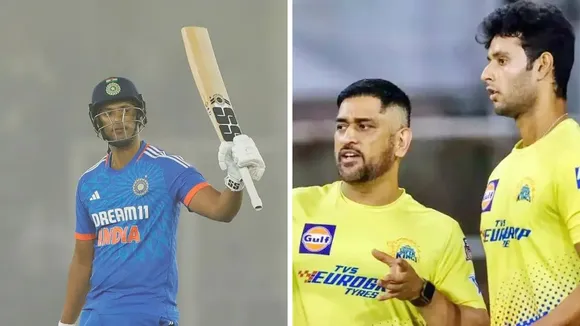 Shivam Dube MS Dhoni