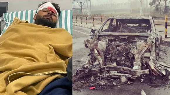 Rishabh Pant Road Car accident