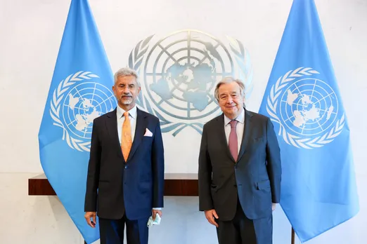 S jaishankar United Nations Antonio Guterres