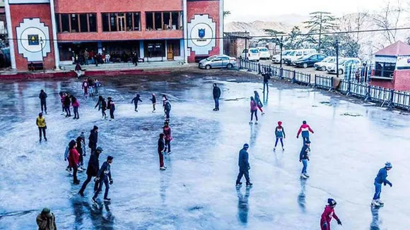 Ice skating in shimla 