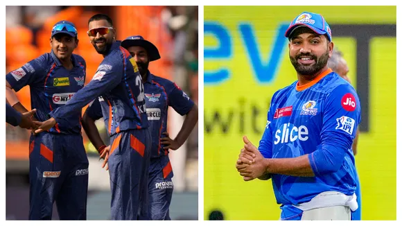 LSG vs MI Rohit Sharma Krunal Pandya