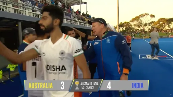 India Australia Hockey Series