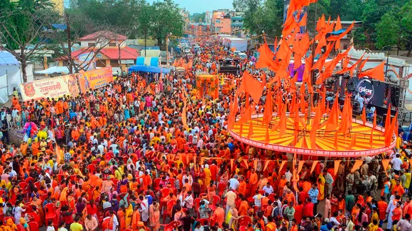 Ram Navami celebrations in Bastar district, Chhattisgarh on Wednesday, April 17, 2024