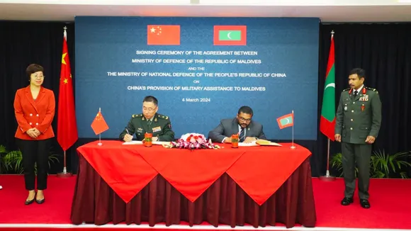 Major General Zhang Baoqun Maldives