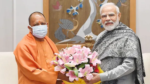 Yogi Adityanath called on Narendra Modi