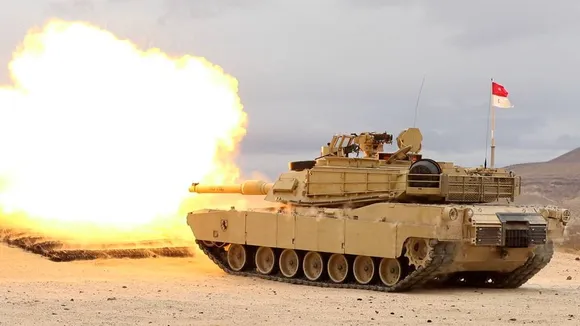 Abrams tanks