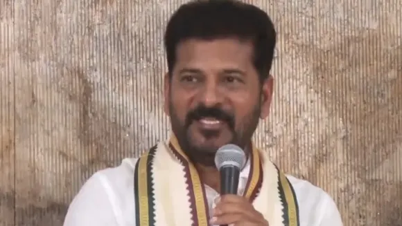 Chief Minister A Revanth Reddy addressing a press conference on Saturday