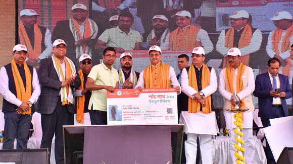 Tripura Chief Minister Manik Saha on Thursday launched a universal health insurance scheme