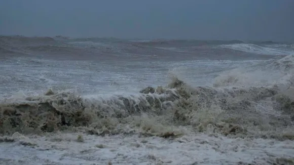 high waves high tides water sea