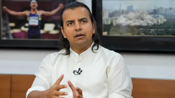 Bhavish Aggarwal, CEO of Ola Cabs, during an interview with PTI, in New Delhi, Tuesday, Aug. 20, 2024