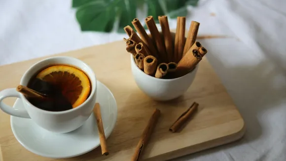 Cinnamon in Coffee