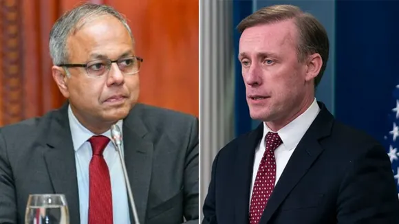 Sri Lanka’s National Security Advisor Sagala Ratnayake and US National Security Advisor Jake Sullivan
