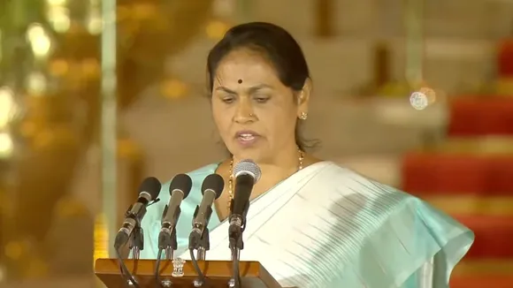 Shobha Karandlaje takes oath as Union Cabinet Minister in the Modi Cabinet 2024