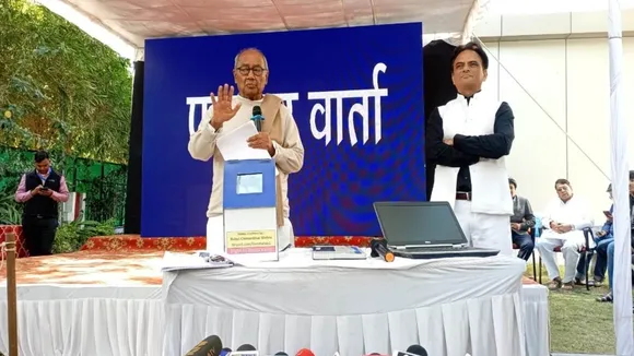 Digvijaya Singh questions reliability of EVMs