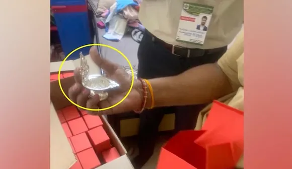 Murugesh Nirani silver diyas