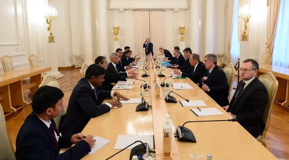 S Jaishankar Sergey Lavrov in Moscow
