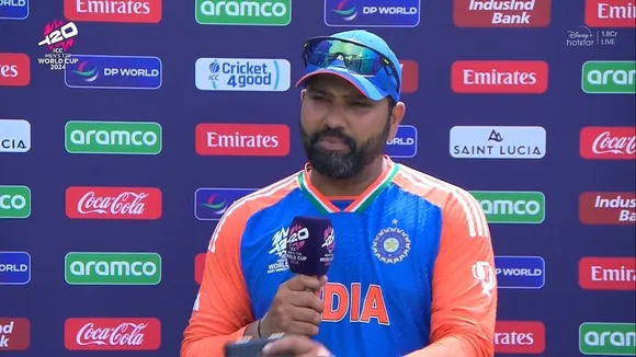 Rohit Sharma after defeating Australia