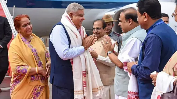 Vice President Jagdeep Dhankar arrives in Guwahati for official visit.jpg