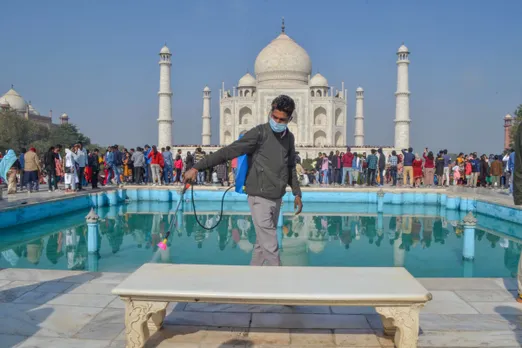 Covid Taj Mahal