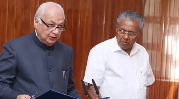 Pinarayi Vijayan and Arif Mohammed Khan Pending bills.jpg