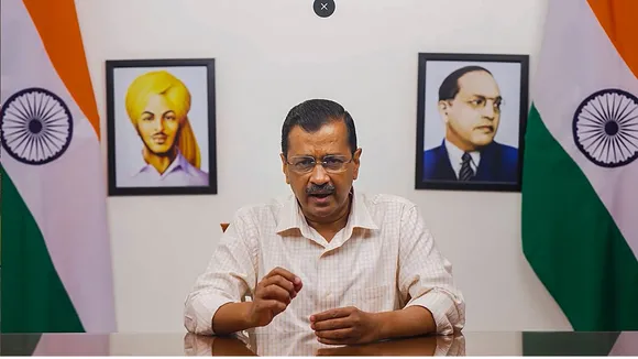 Delhi Chief Minister Arvind Kejriwal addresses a press conference on the implementation of Citizenship (Amendment) Act, 2019, in New Delhi