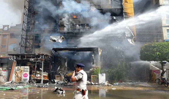 Fire in Indore hotel
