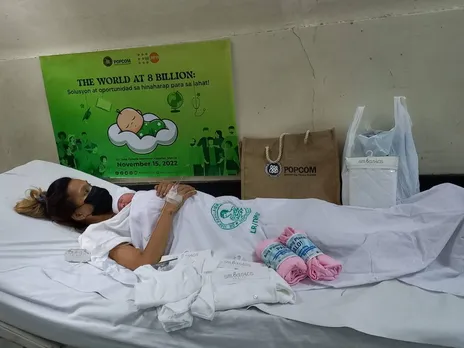 8th billion Baby Manilla population