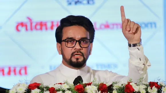 Anurag Thakur at Lokmat event