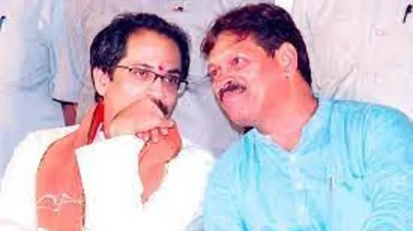 Uddhav Thackeray with Baban Gholap