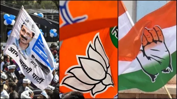 AAP BJP Congress Gujarat Himachal Election