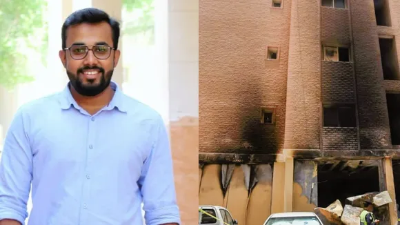 Stephin Abraham Sabu who died in the Kuwait building fire