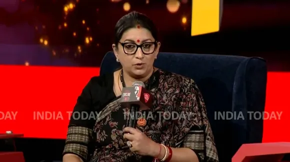 Smriti Irani at India Today Conclave