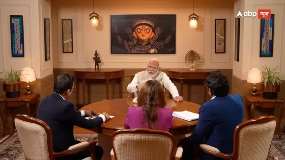 Narendra Modi on ABP News