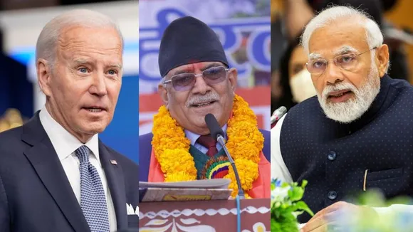 Joe Biden USA India Narendra Modi Nepal Prachanda