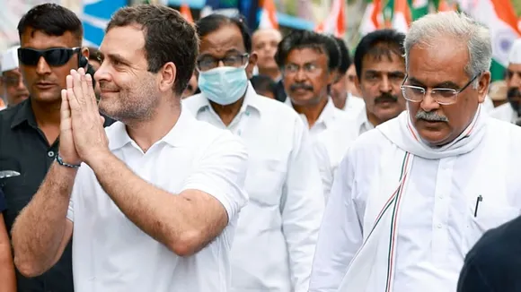 Rahul Gandhi Bhupesh Baghel