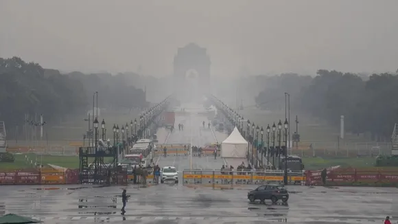 Delhi Rains India Gate