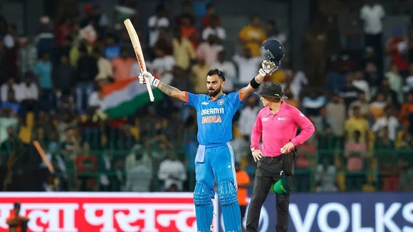 Virat Kohli after hitting century against Pakistan in Asia Cup 2023