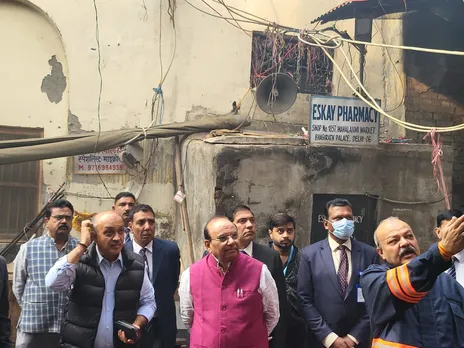 Delhi Governor VK Saxena Chandni Chowk