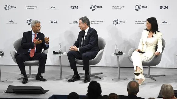 S Jaishankar, Antony Blinken and Annalena Baerbock